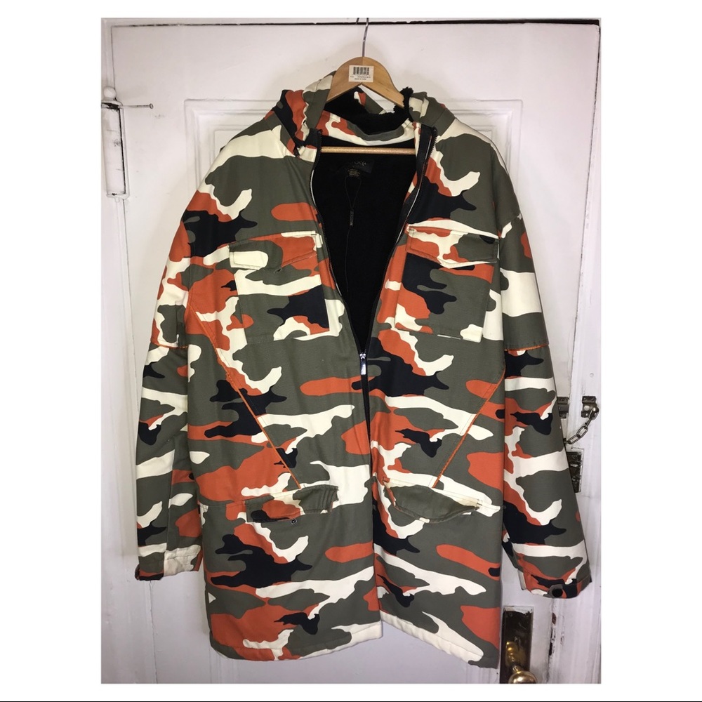 Mens camo parka coat 🧥
